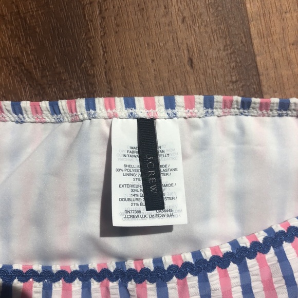 J. Crew Swim New J Crew Striped Swim Bikini Bottoms Poshmark